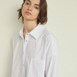 Yerse OVERSIZED POPLIN SHIRT